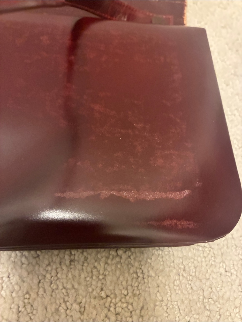 Vintage Givenchy Oxblood Leather Clutch/Crossbody👝 - Picture 3 of 9